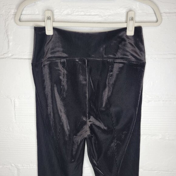 WHBM Women's Size 8 Pants Runway Legging Black Ribbed - Picture 4 of 6